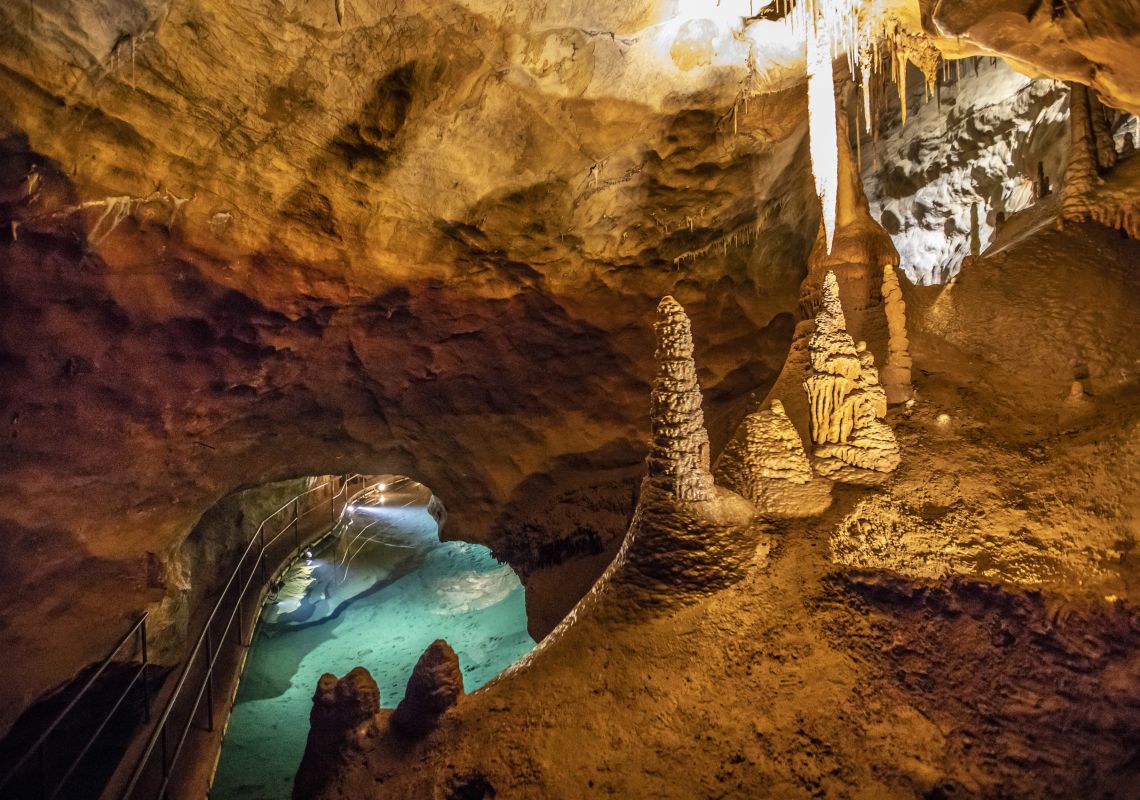 Inside Jenolan Caves in the Blue Mountains